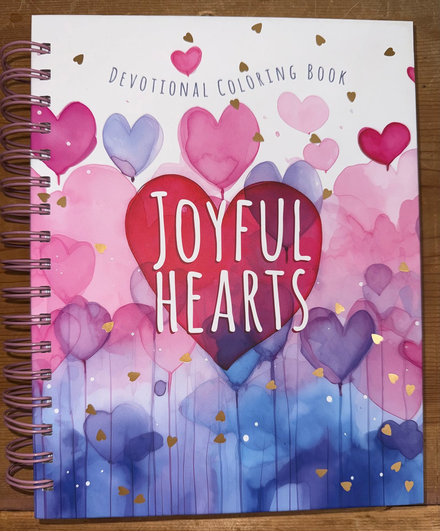 “Joyful Hearts” Devotional Coloring Book