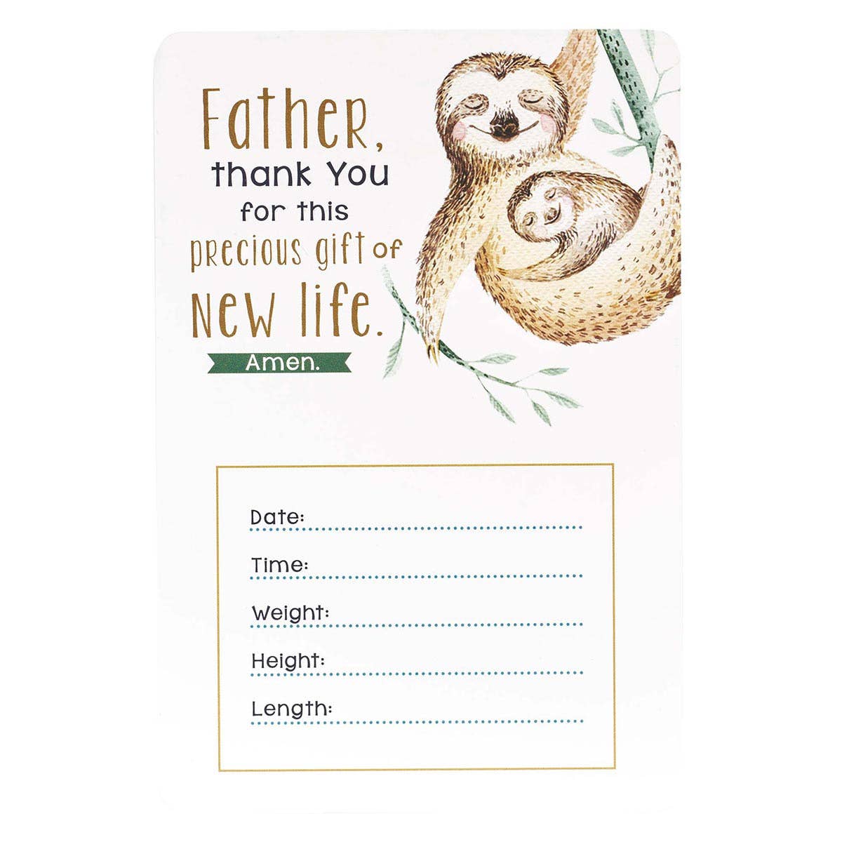 My Baby Boy's Milestones Card Box