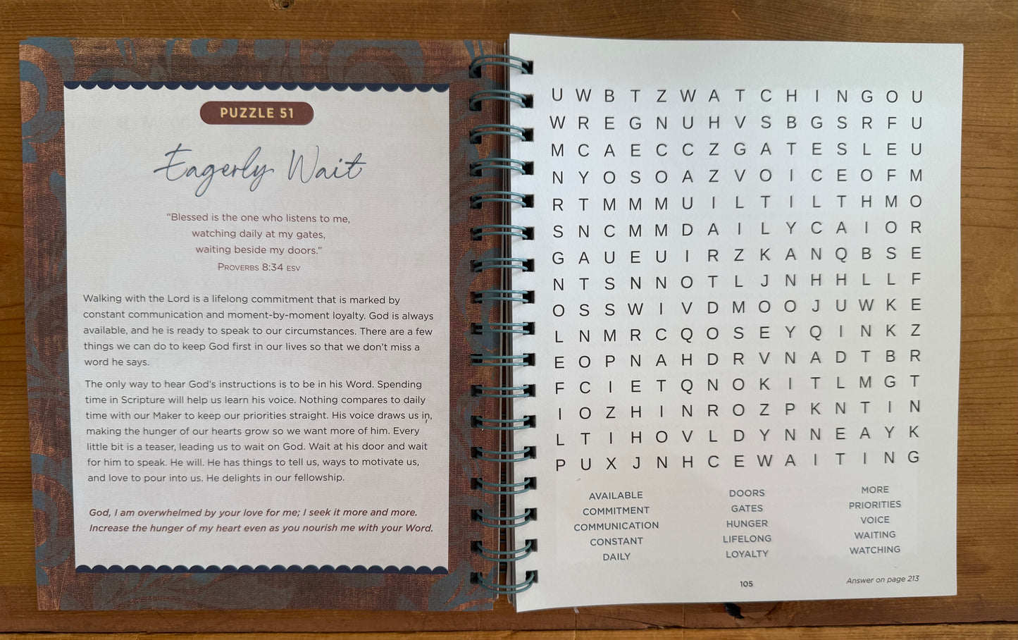 Book of Proverbs Word Search Devotional