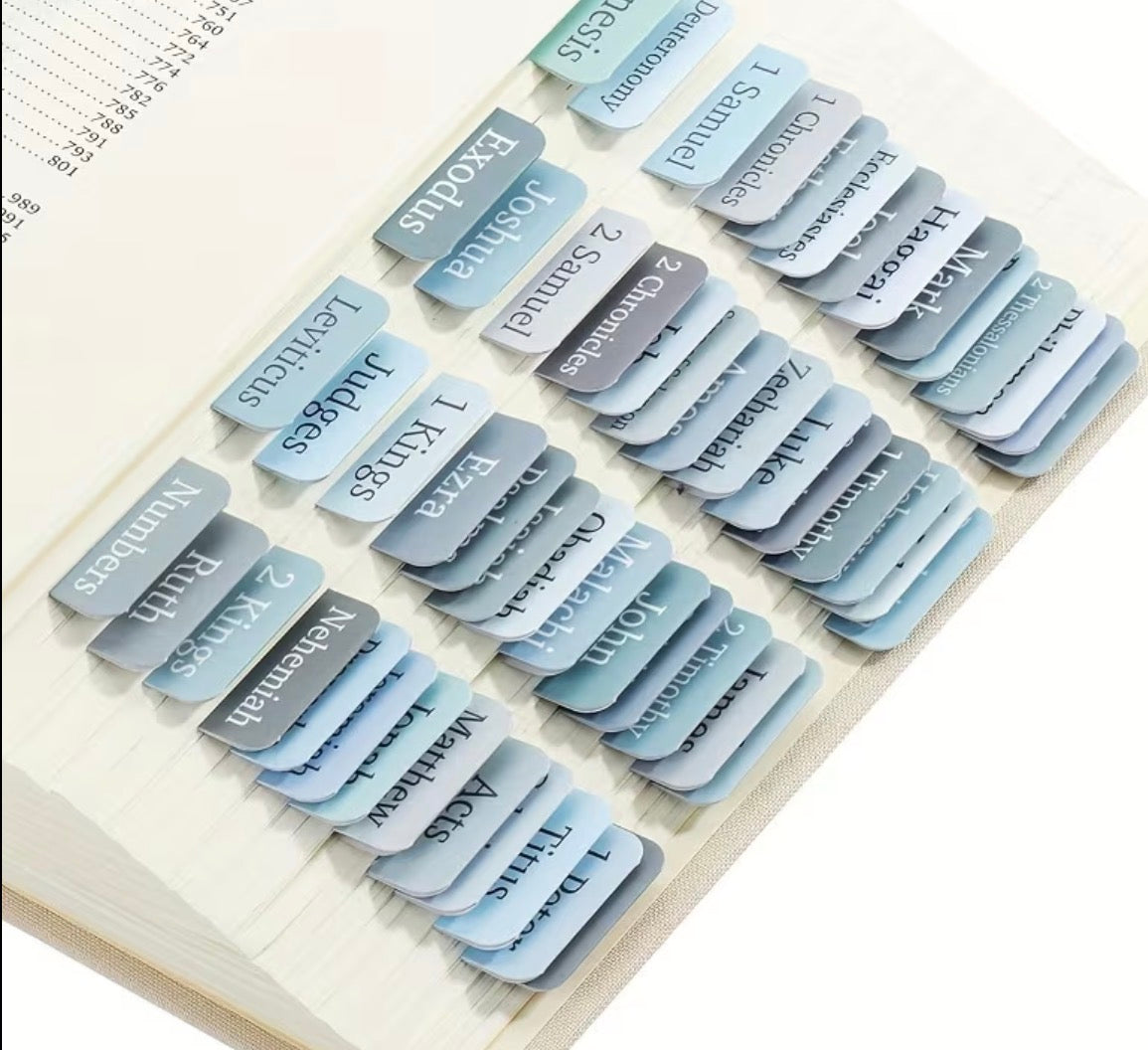 Blue Design Bible Tabs