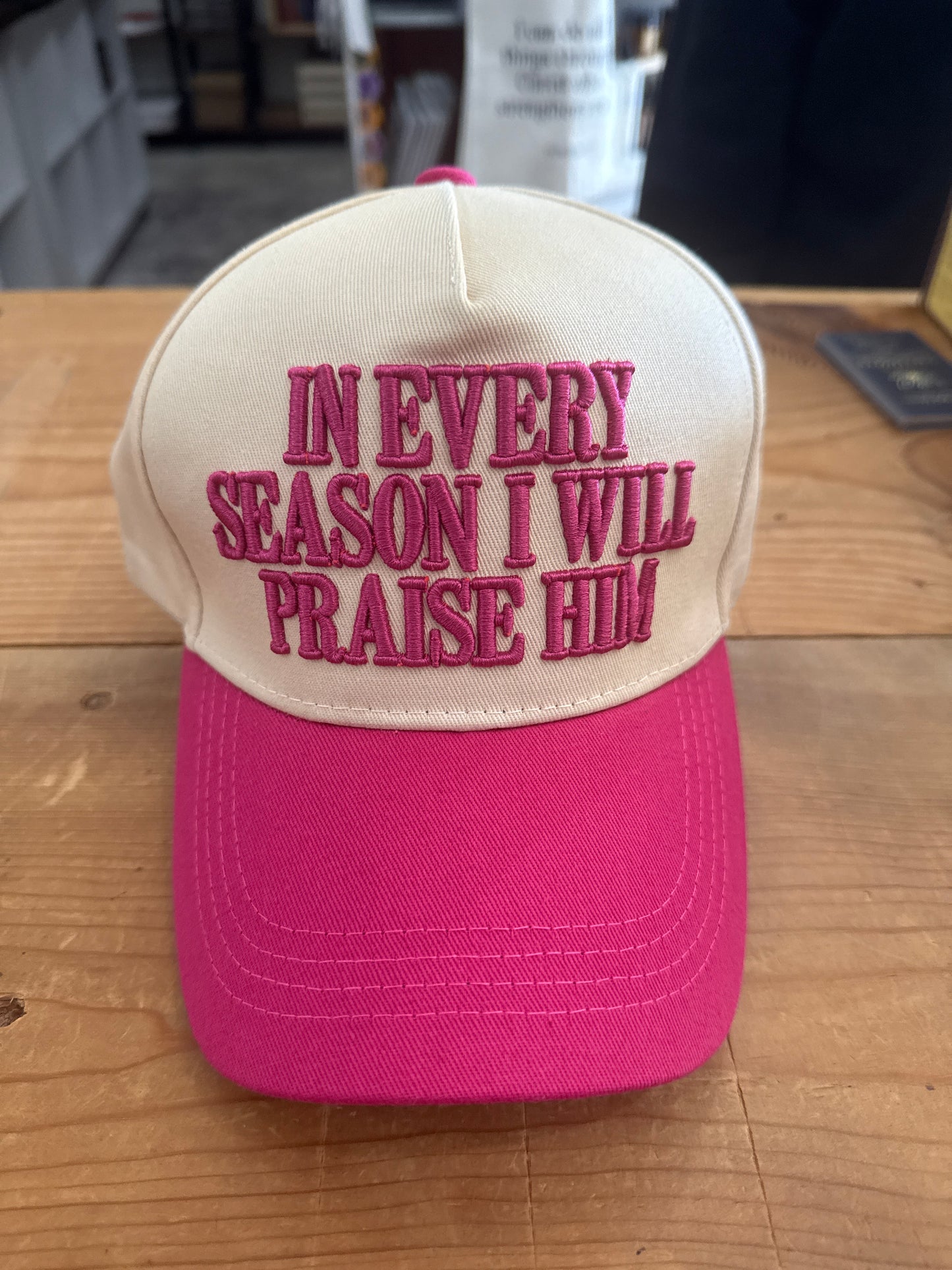 “In Every Season” Embroidered Hat