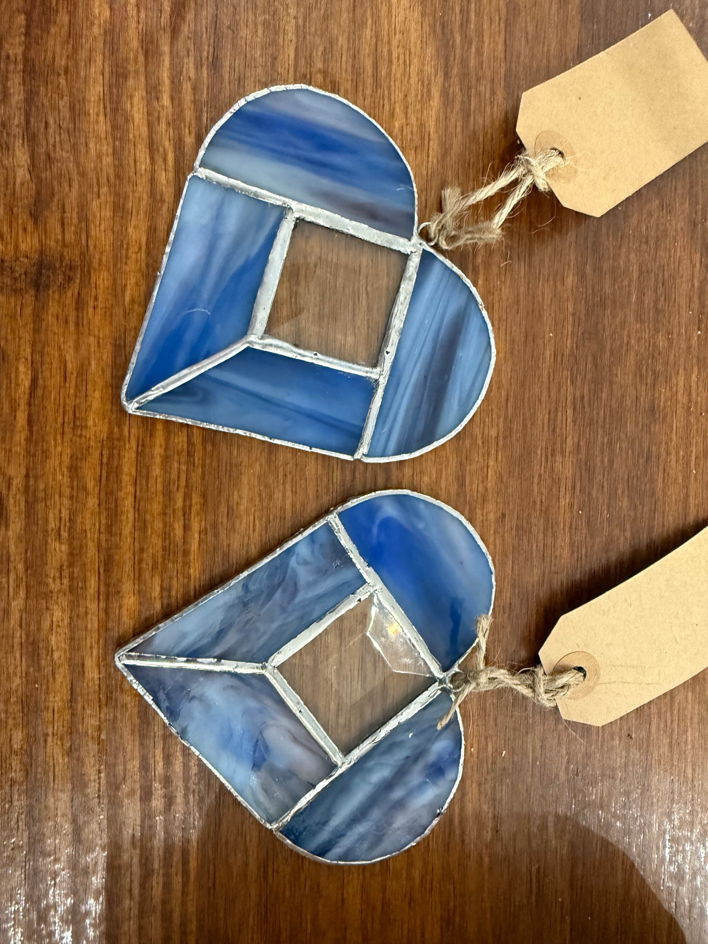 Kimberly Joann Custom Stain Glass Heart Ornament