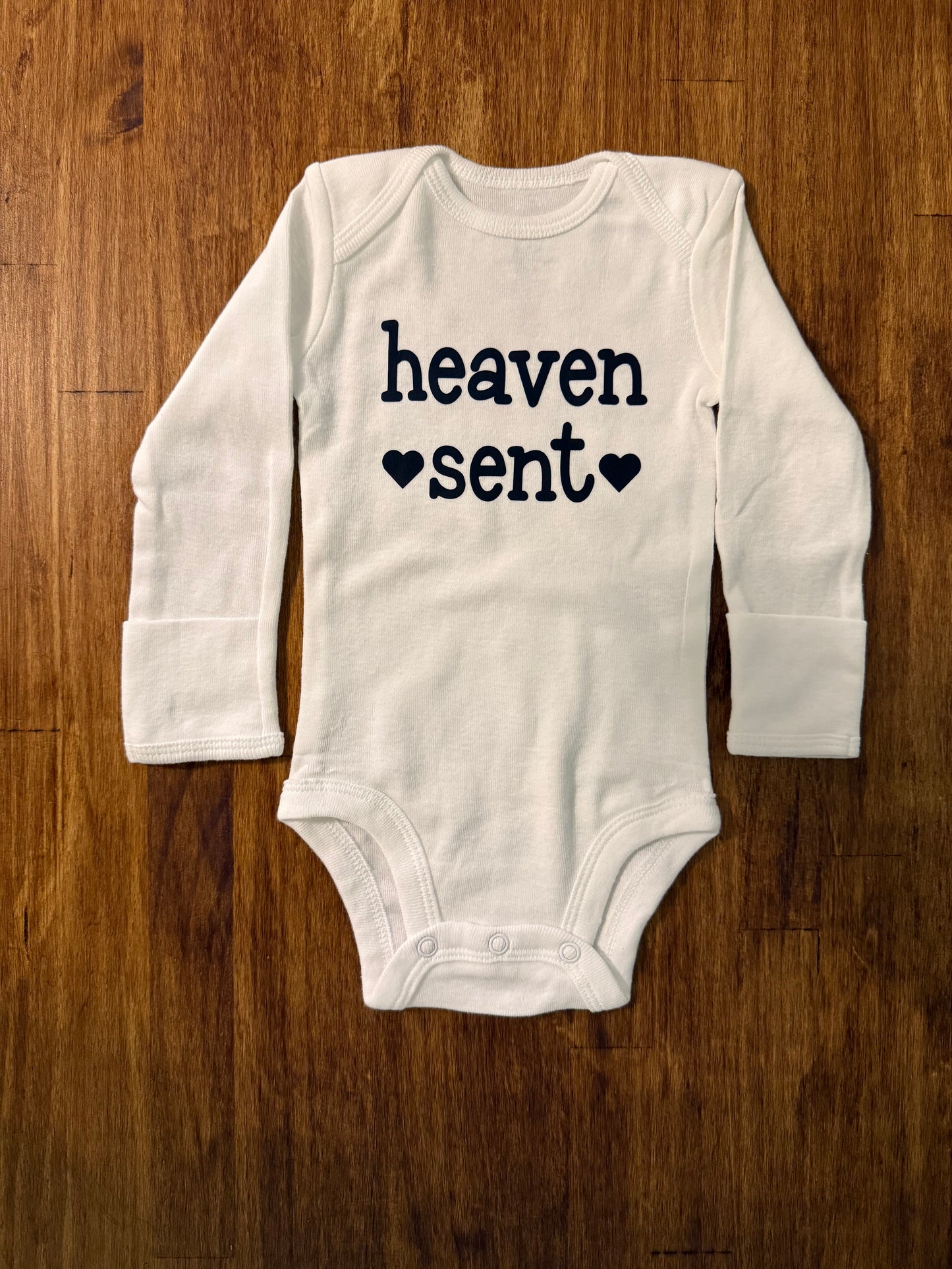 “Heaven Sent” Cotton Onesie