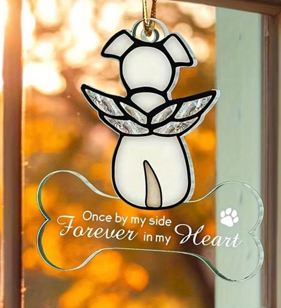 “Once By My Side” Pet Memorial Ornament