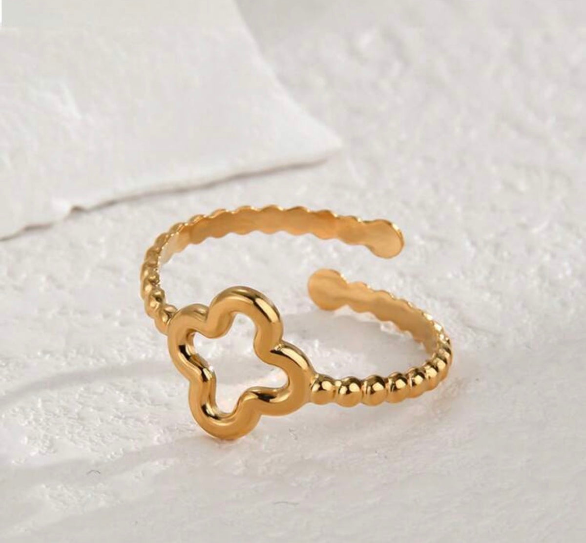 Beautiful Minimal Adjustable Stainless Steel Ring
