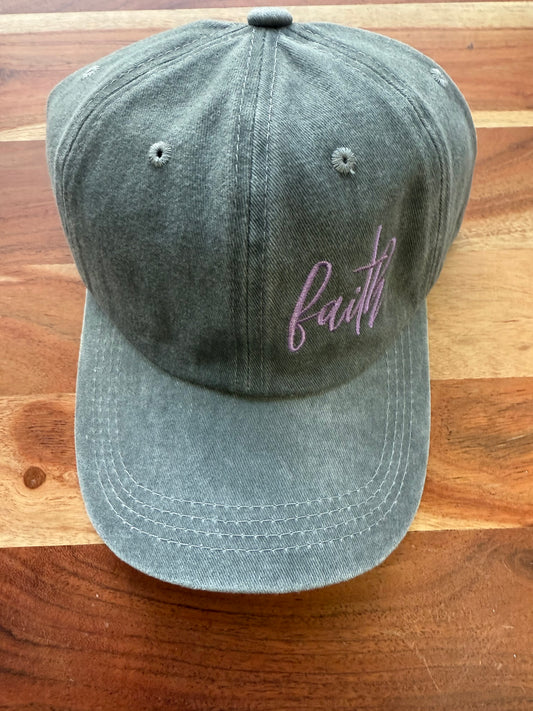 Faith Embroidered Hat