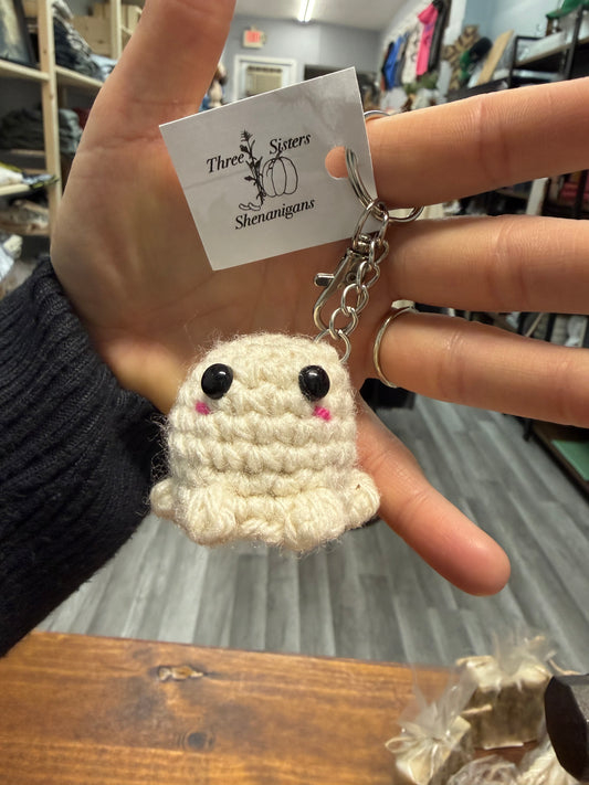 Three Sisters Shenanigans Hand Crocheted Ghost
