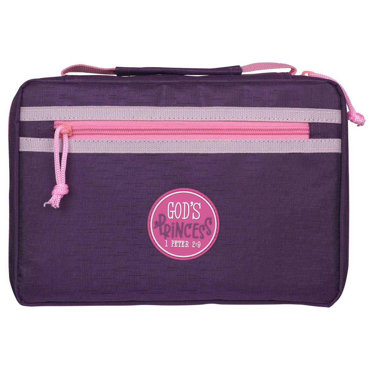 Bible Cover Fashion Pink/Purple God's Princess 1 Peter 2:9 M