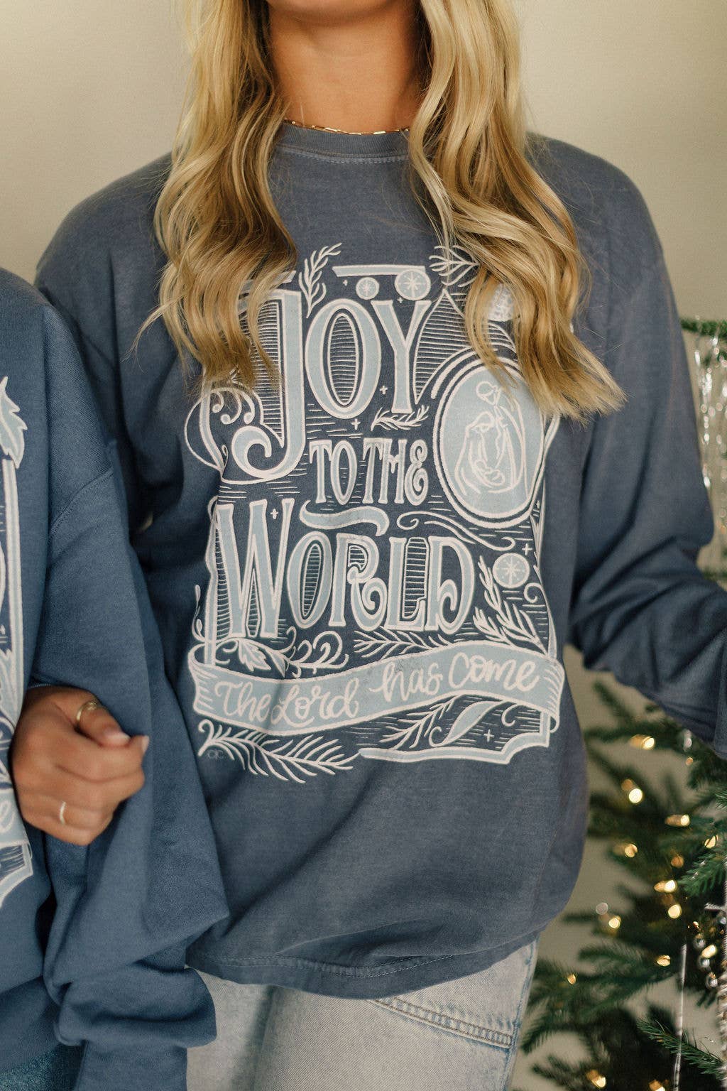 Joy To The World Comfort Colors Long Sleeve