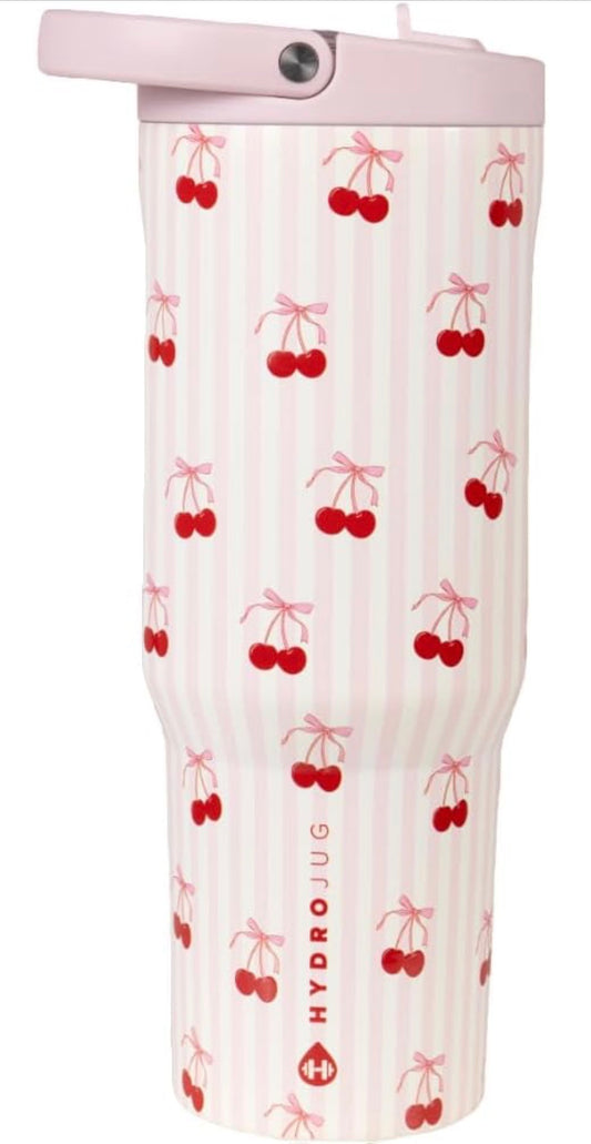 HydroJug 40oz Traveler Tumbler: Cherry