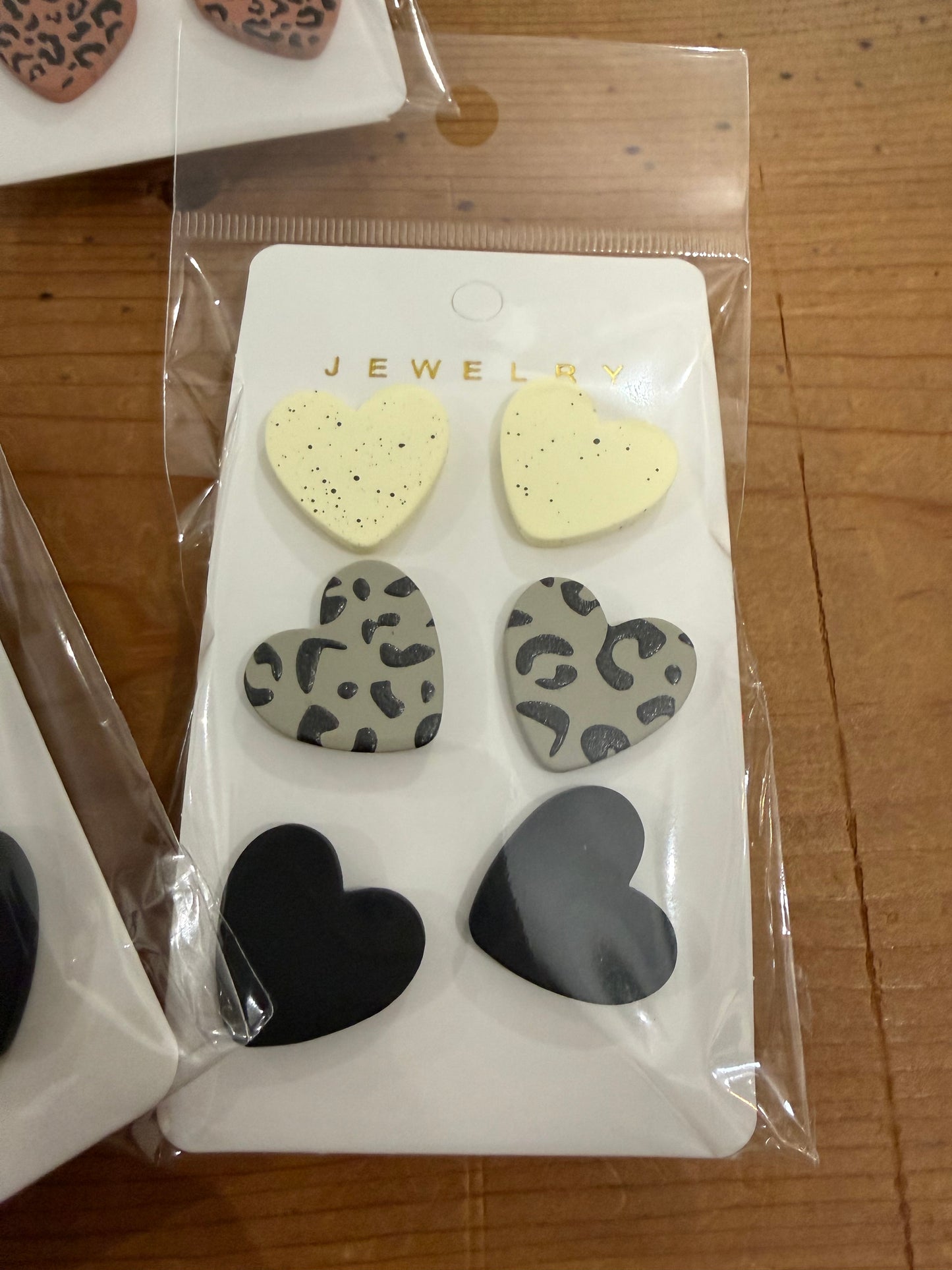Clay Heart Earrings