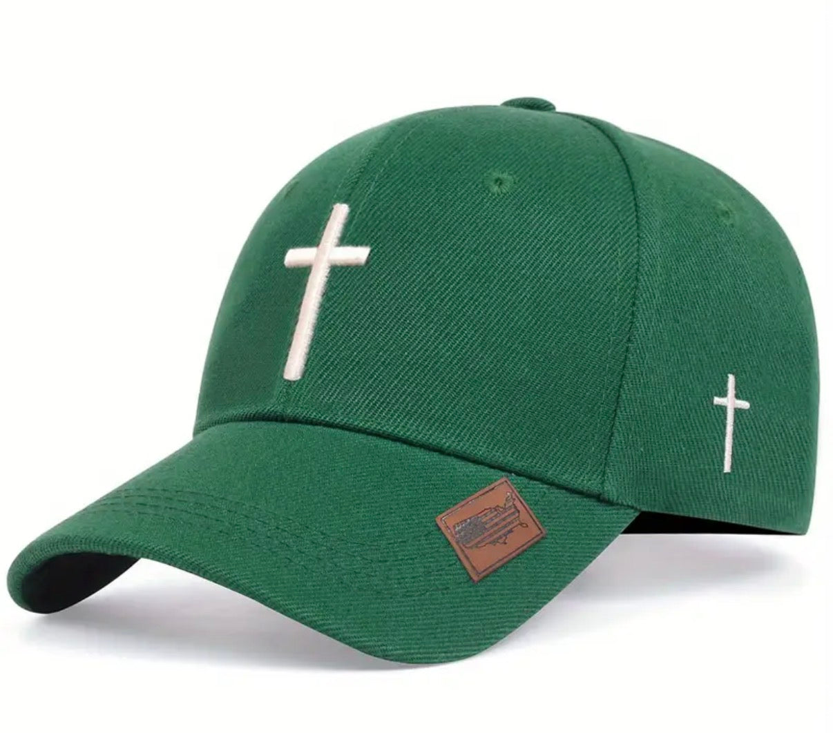Embroidered Cross Hat