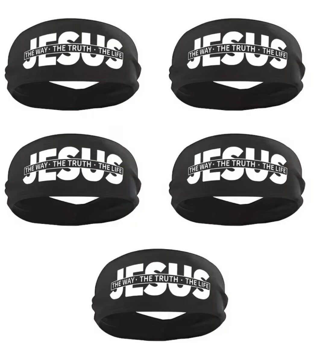Jesus-The Way, The Truth, The Life Headband