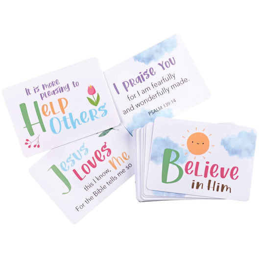 Flashcard Set A-Z With Bible Verses