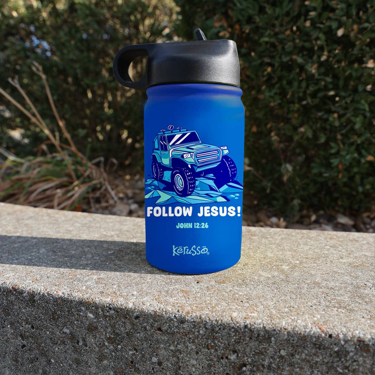 12 oz Follow Jesus Sport Bottle
