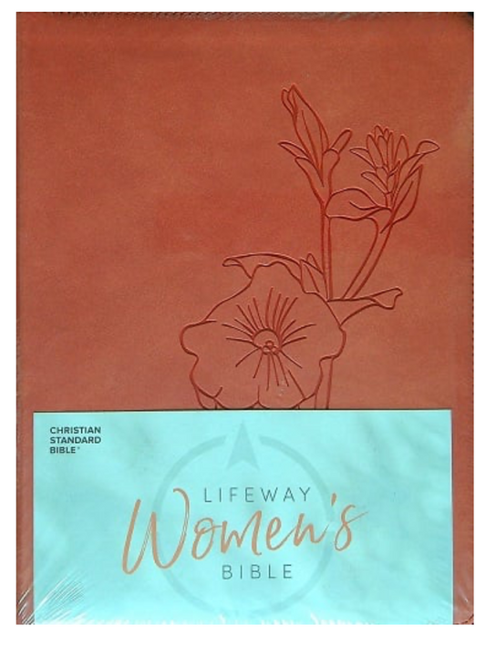 CSB LIFEWAY WOMEN'S BIBLE (CORAL LEATHERTOUCH)