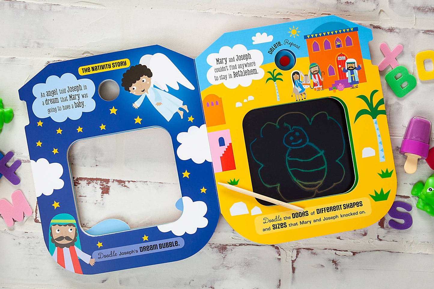 Doodle Delete Repeat: My First Bible Stories (Ages 3+)