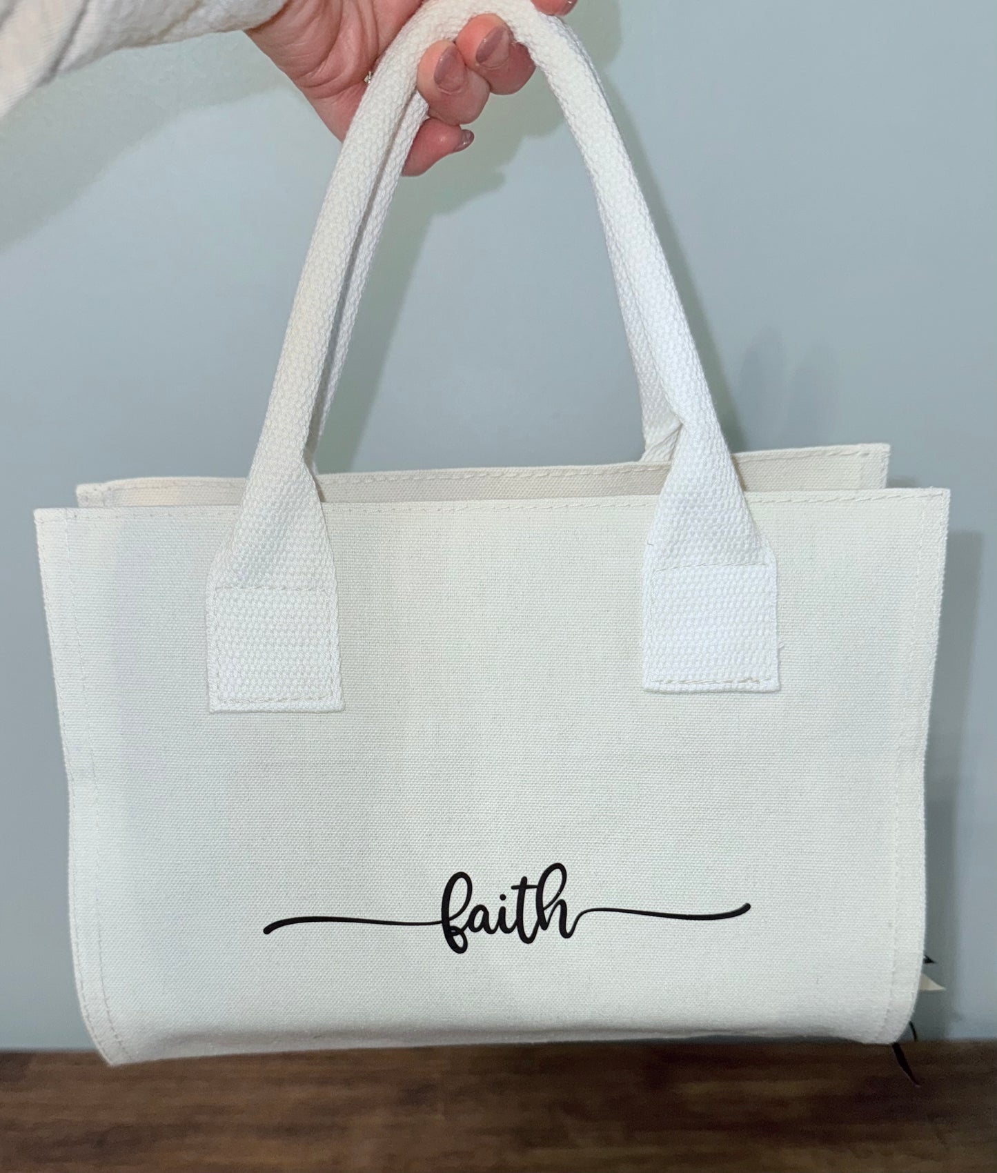 Faith and Grace Canvas Book Cover Carry Case