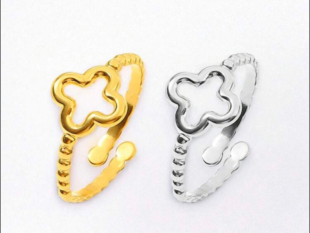 Beautiful Minimal Adjustable Stainless Steel Ring