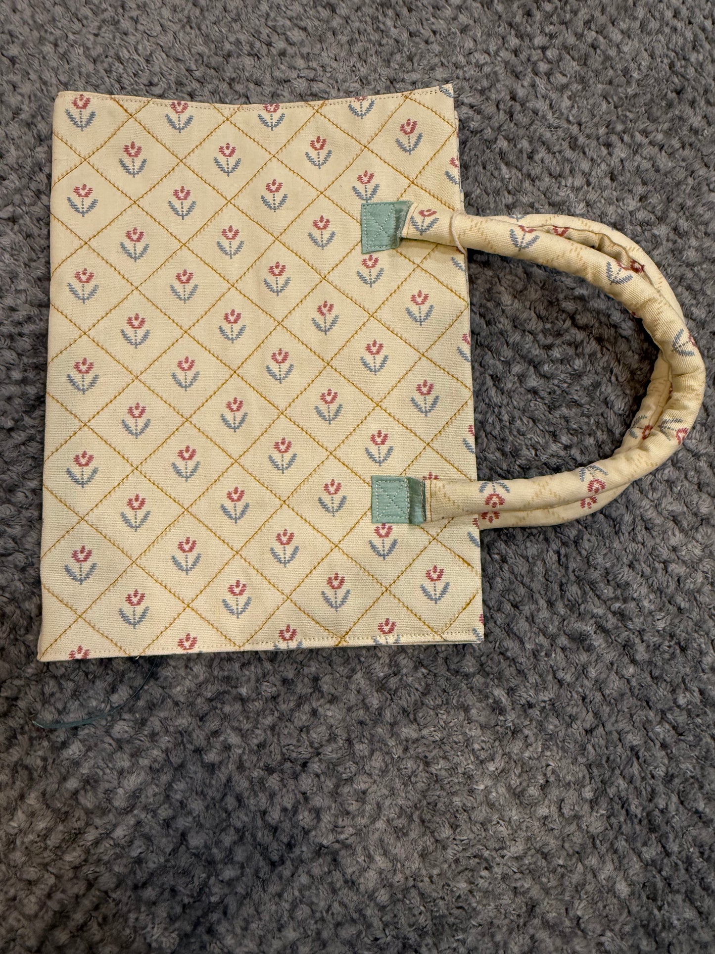 The Hope Chest Vintage Floral Cross Stitch Book Carry Case