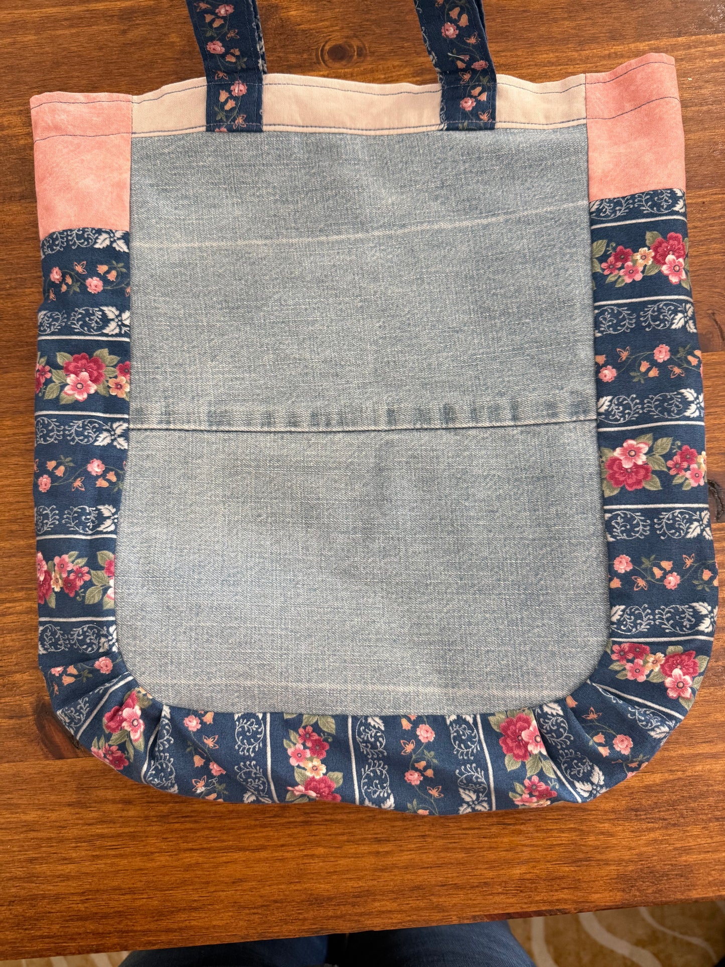 The Hope Chest Floral and Denim “Estelle” Bag