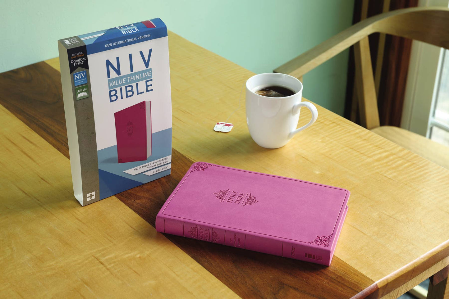 NIV Value Thinline Bible Leathersoft Pink