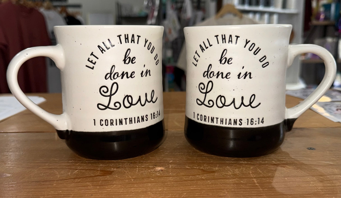 Let All That You Do Large Coffee Cup