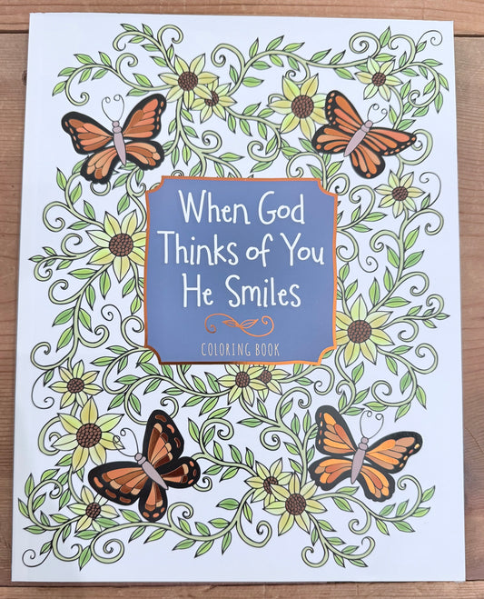 When God Thinks of You Coloring Book