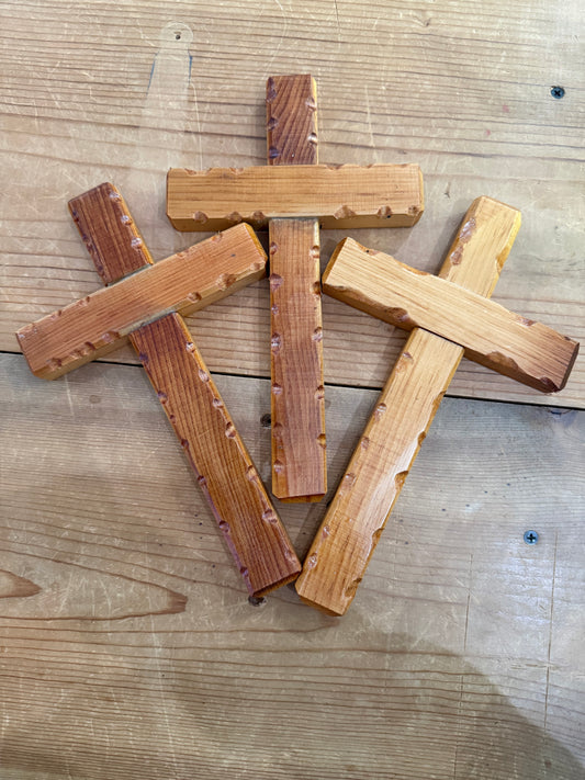 Beautiful Hand Crafted Rustic Wooden Cross