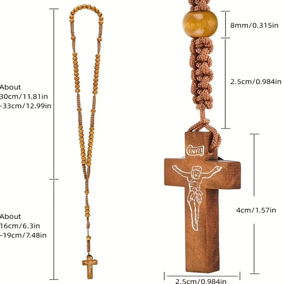 Simple Wood Rosary