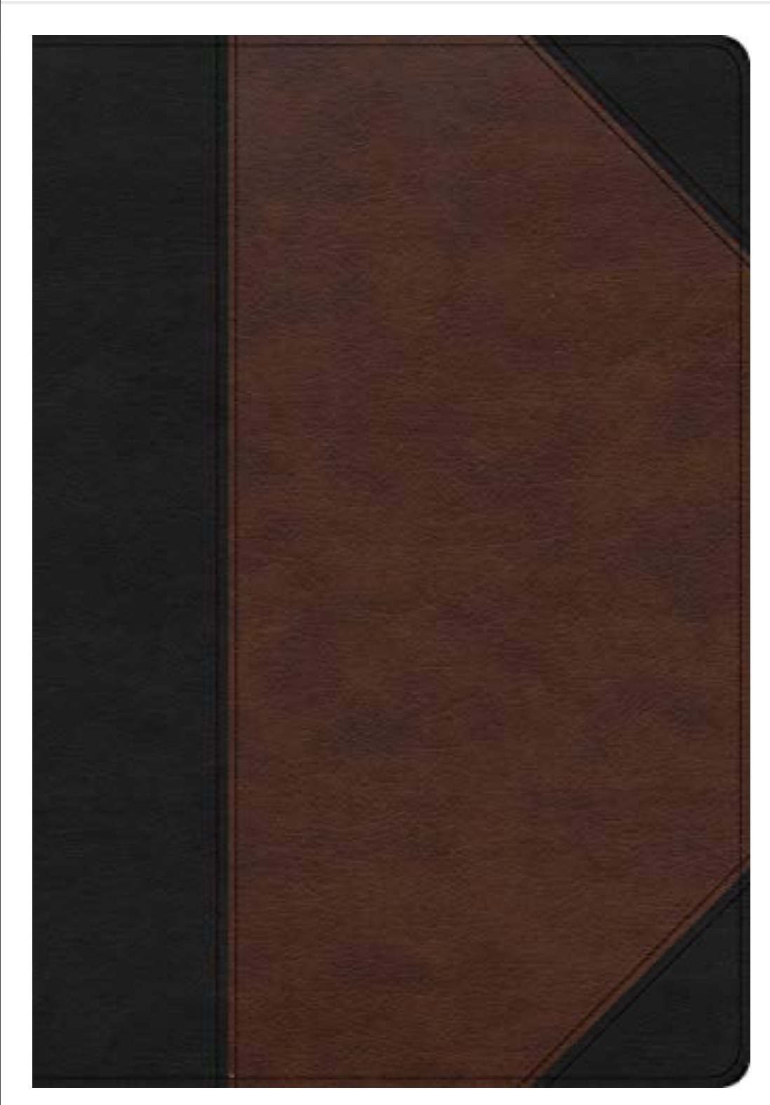 CSB SUPER GIANT PRINT REFERENCE BIBLE (INDEXED, BLACK/BROWN LEATHERTOUCH)