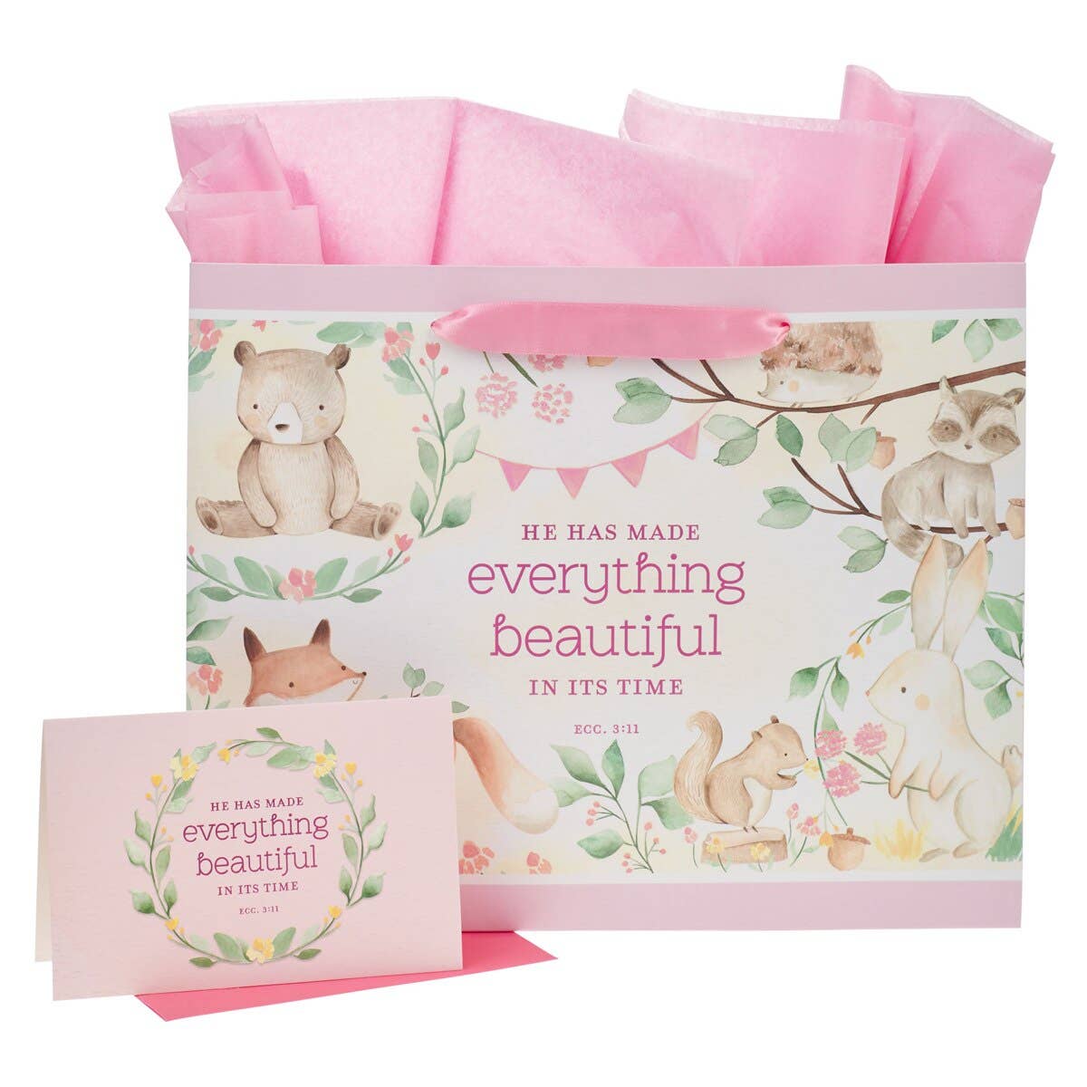 Everything Beautiful  Large Gift Bag & Card- Eccles 3:11