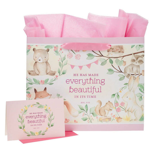 Everything Beautiful  Large Gift Bag & Card- Eccles 3:11