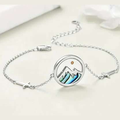 Cute Double Cross Stainless Steel Faith Bracelet