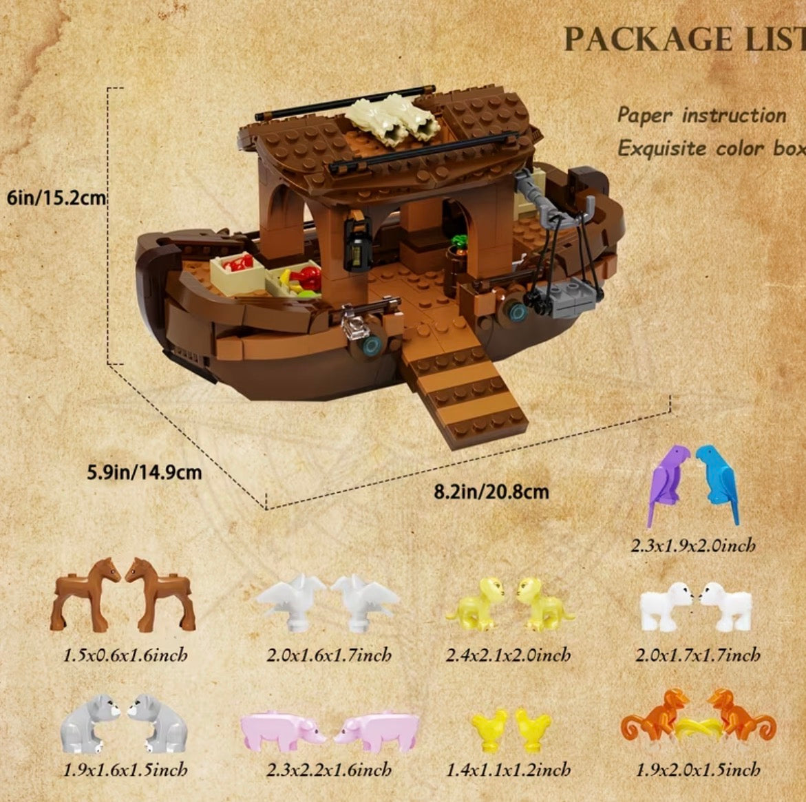 Noah’s Ark Building Block Set