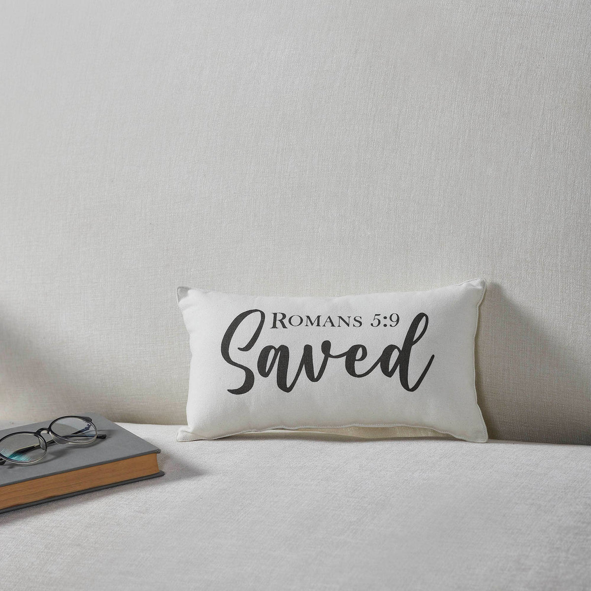 Risen Saved Throw Pillow 7x13