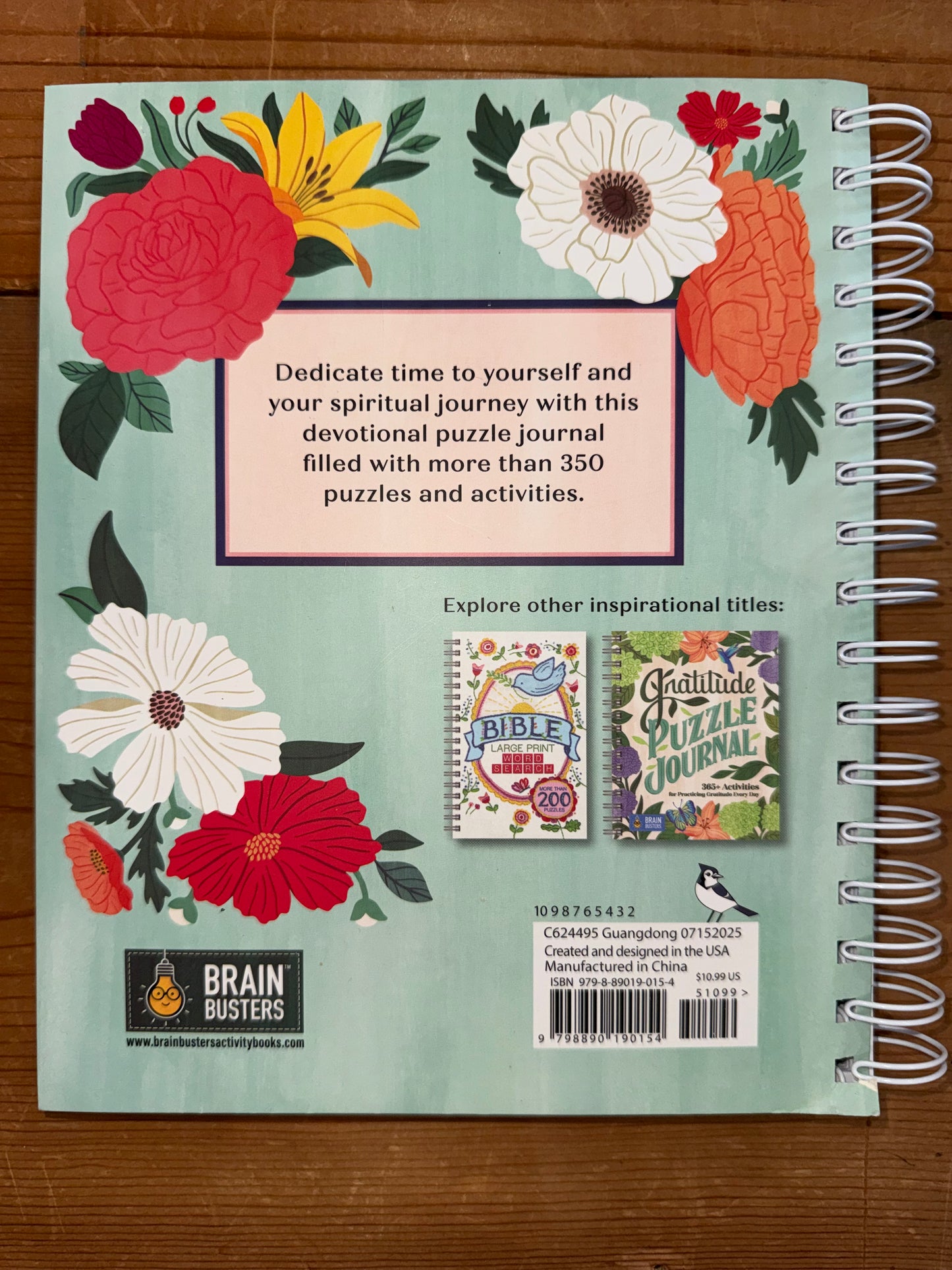 Spiral Devotional Puzzle Journal