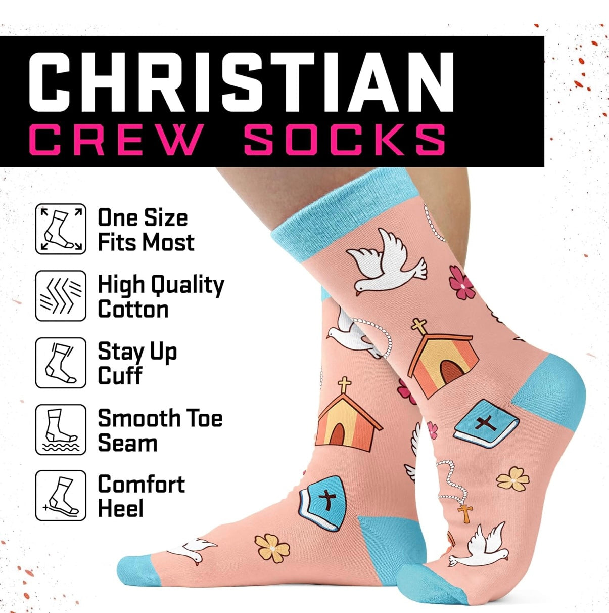 Cute Christian Socks