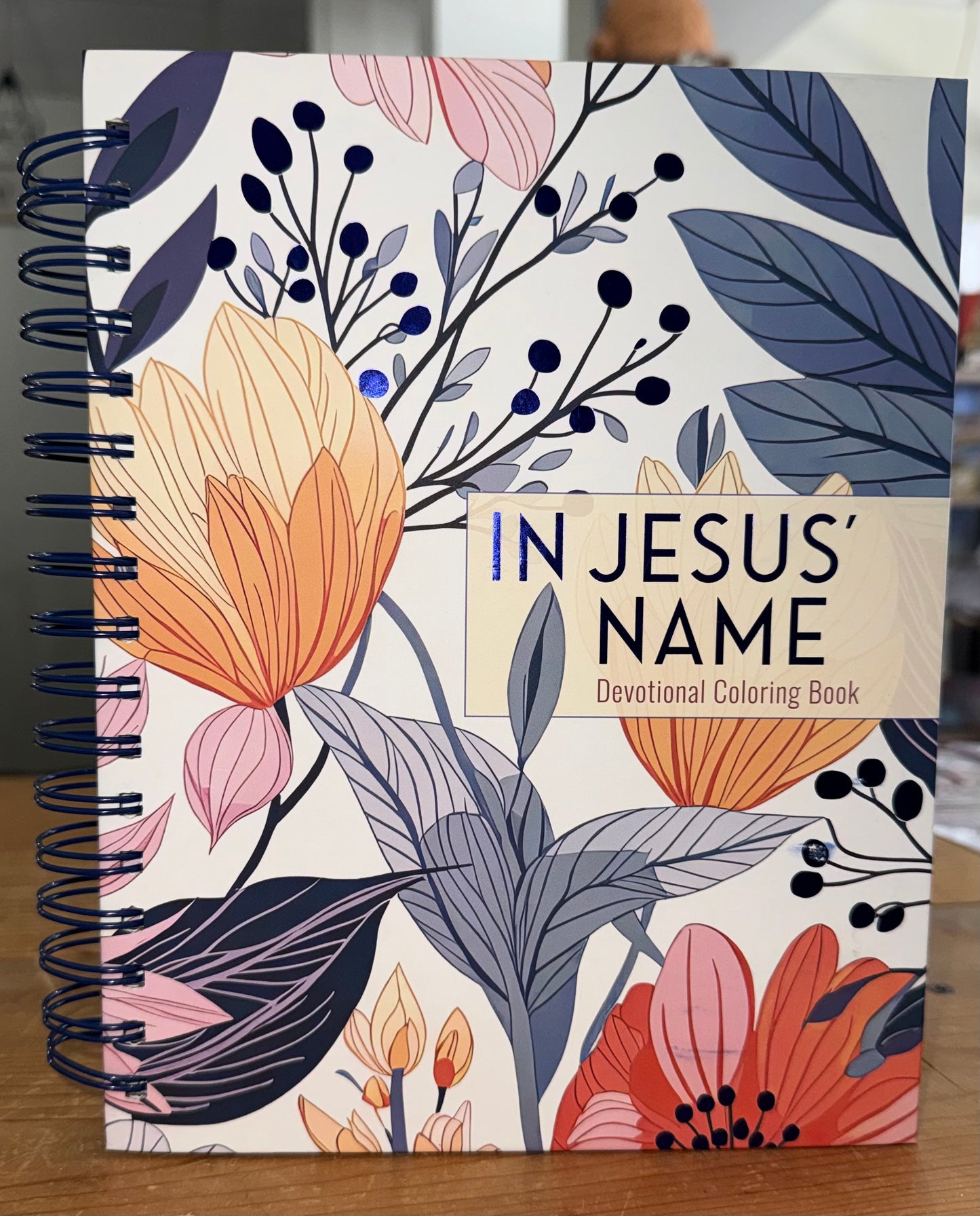 “In Jesus Name” Devotional Coloring Book