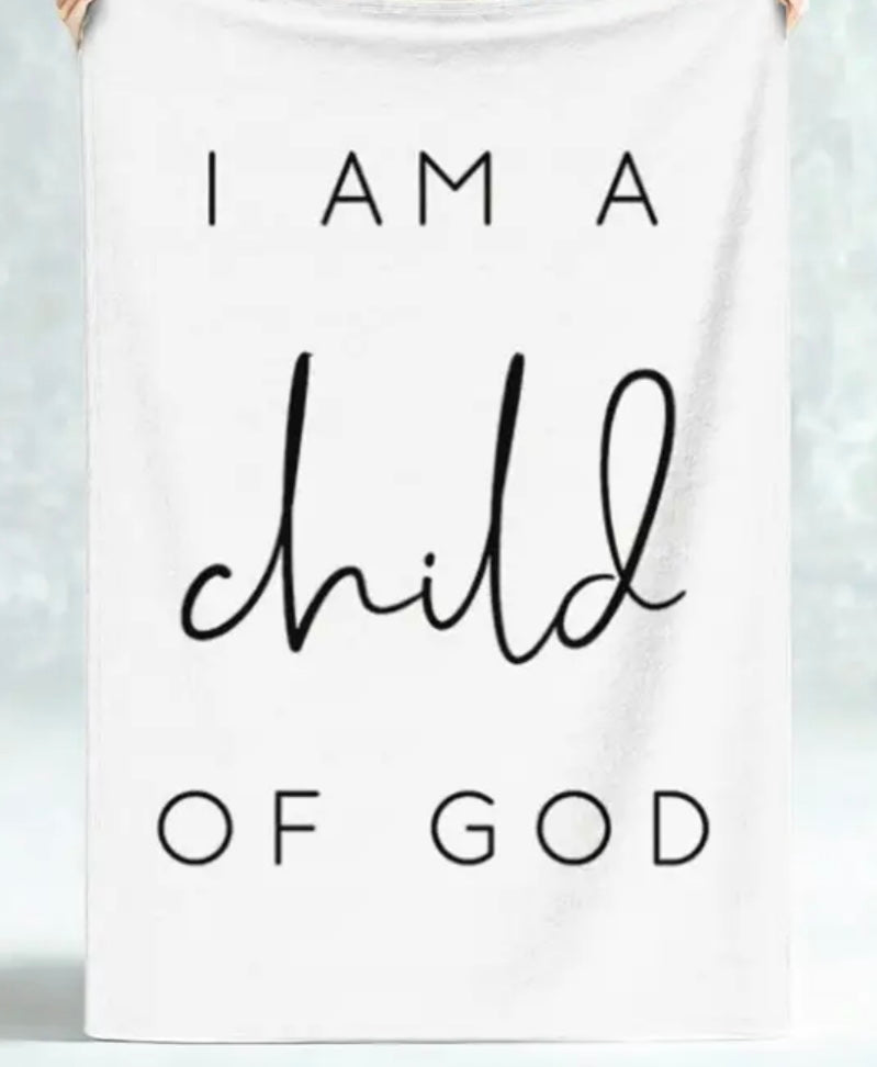 Kids Child of God Fleece Blanket
