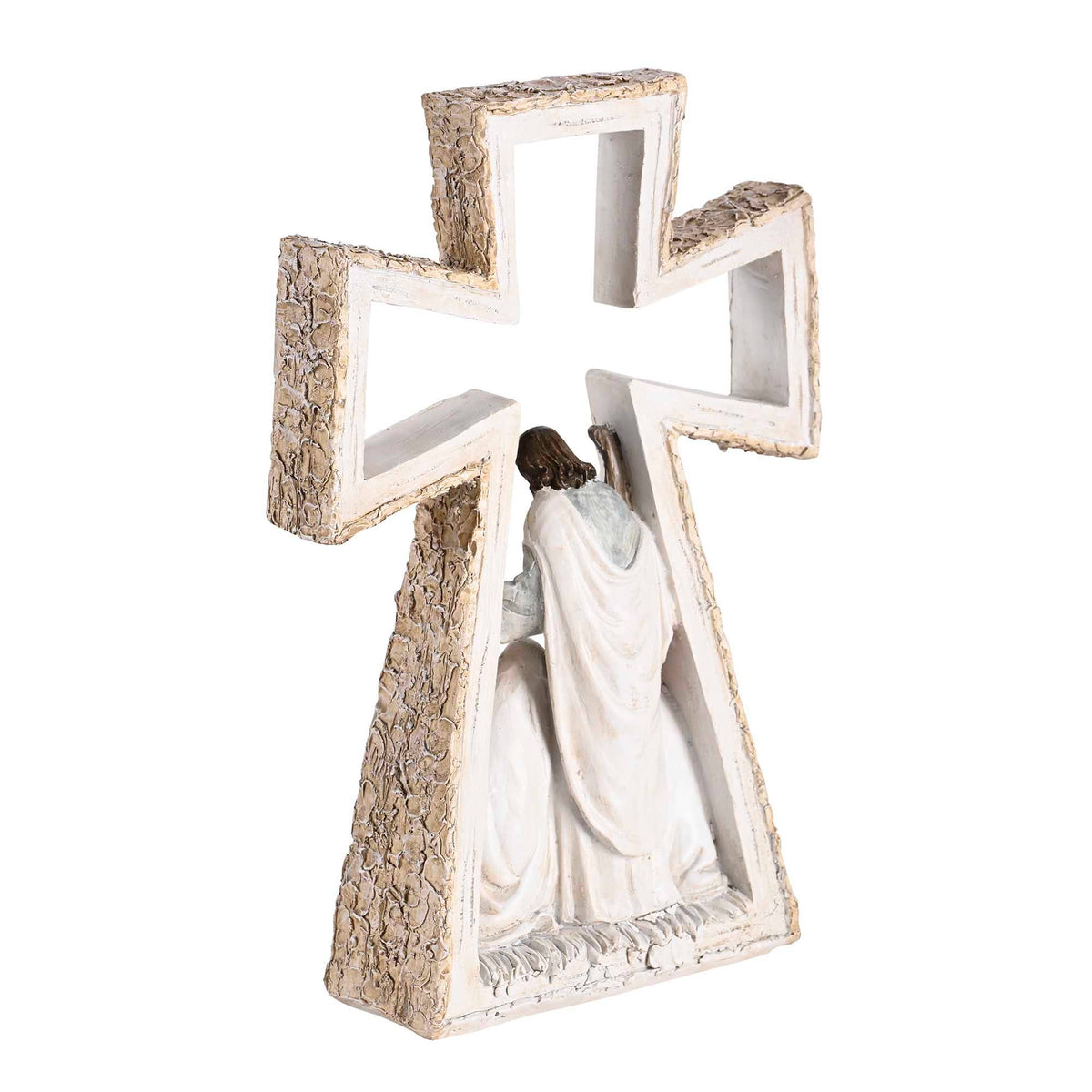 Holy Family Nativity In Cross 9"