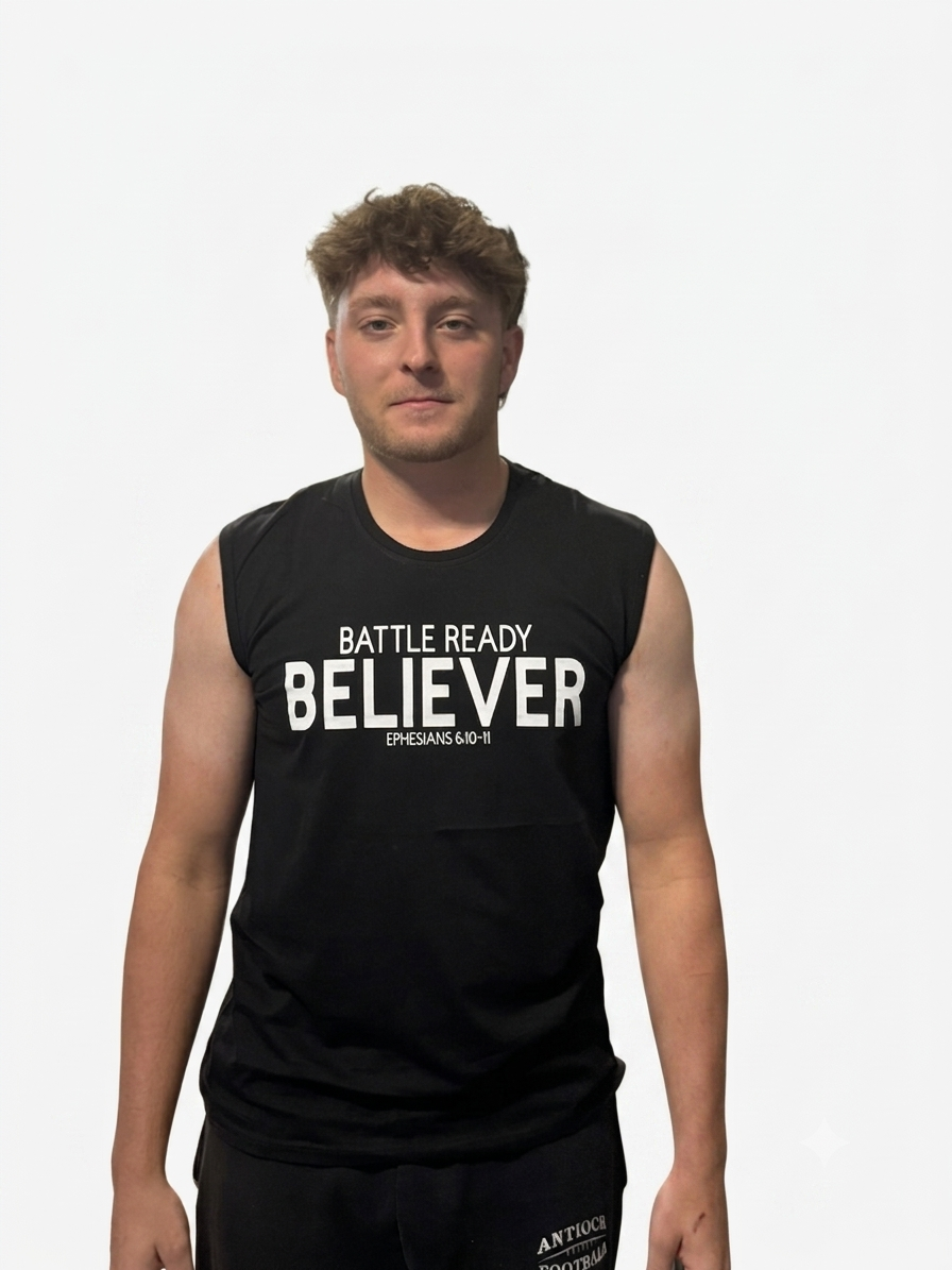 Battle Ready Believer Muscle Tee