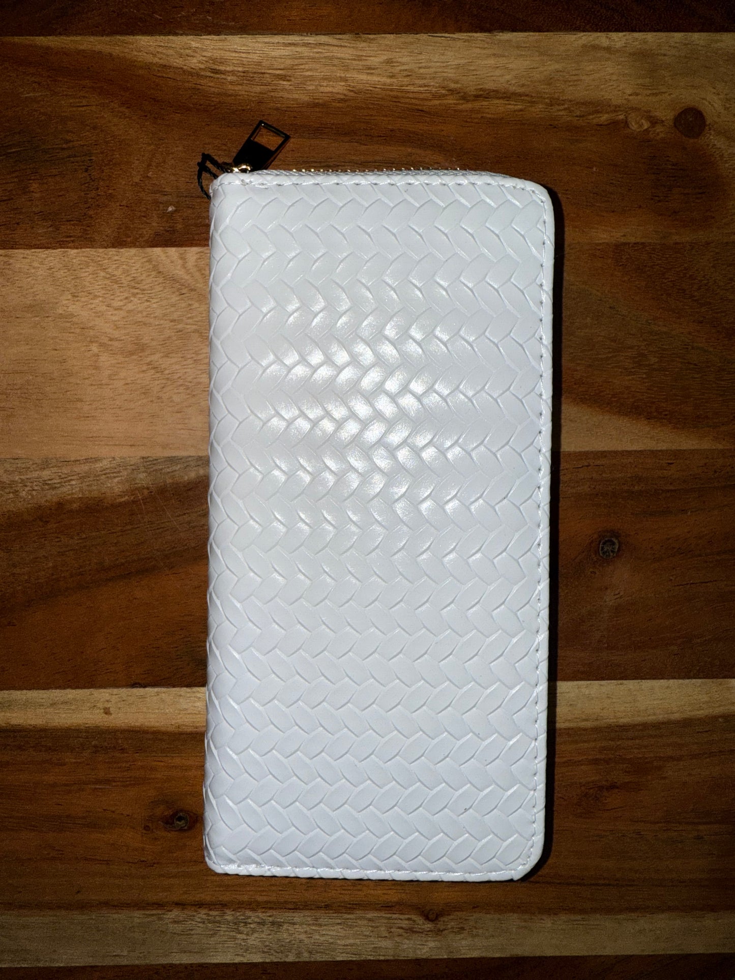 Woven Style Vegan Leather Wallets