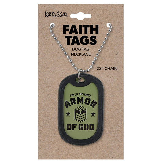 Faith Gear Dogtag Armor Of God Necklace