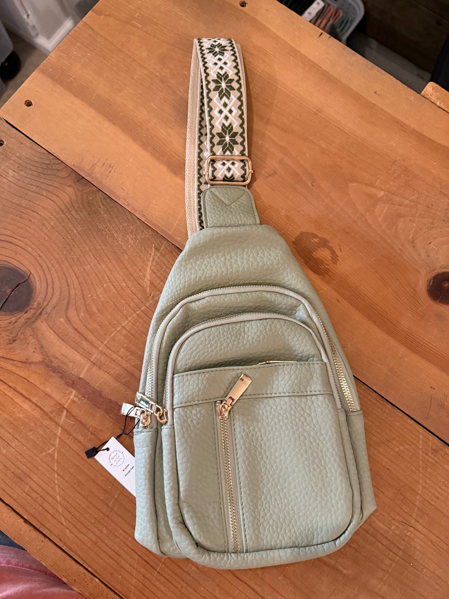 Vegan Leather Crossbody Sling Bags