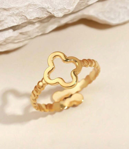 Beautiful Minimal Adjustable Stainless Steel Ring