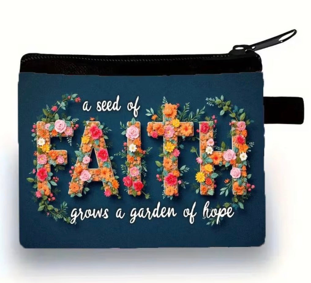 Cute Bible Verse Coin Purse