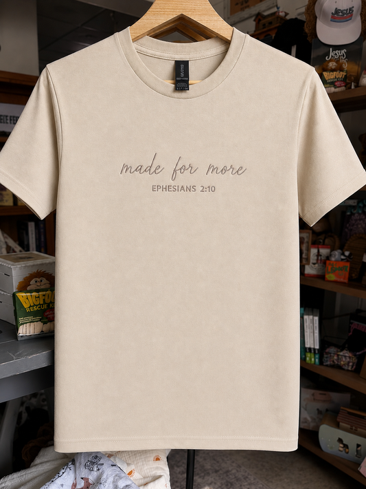 Quilted Stitch Creations Embroidered “Made for More” Tee