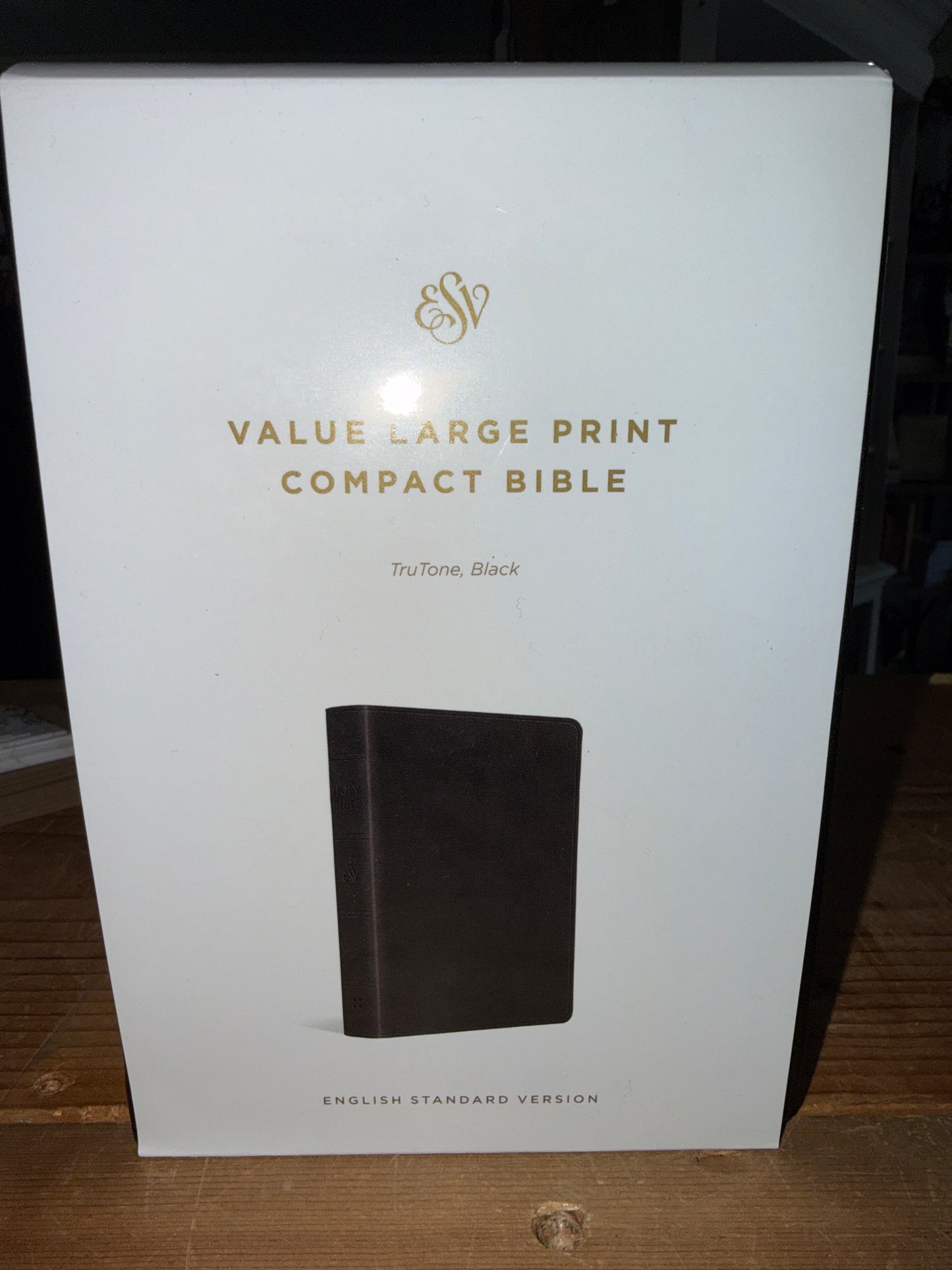 ESV Large Print Compact Bible-Black