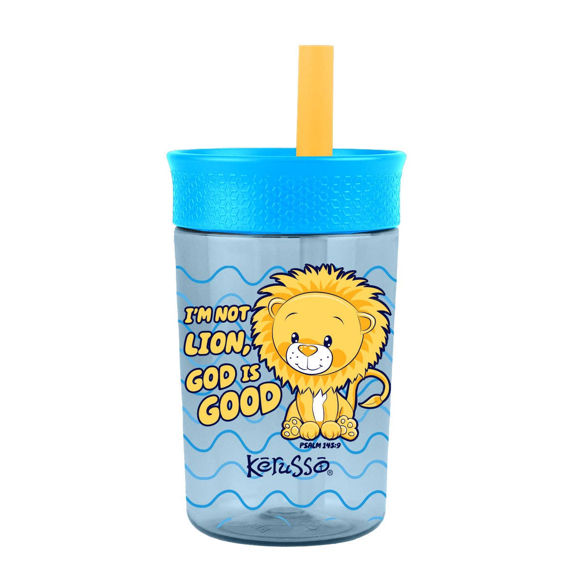 Raccoon & Lion 15 oz Silicone Straw Cup (2 Pack)